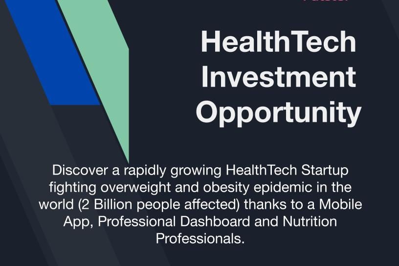 FiddAsia x Fatster present : The highly recommended Health Tech Investment Opportunity.