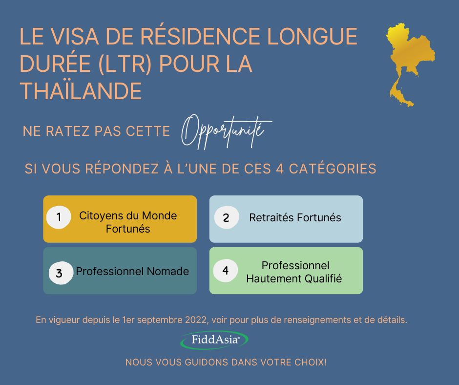 Le Visa de Résidence Longue Durée (LTR) pour la Thaïlande